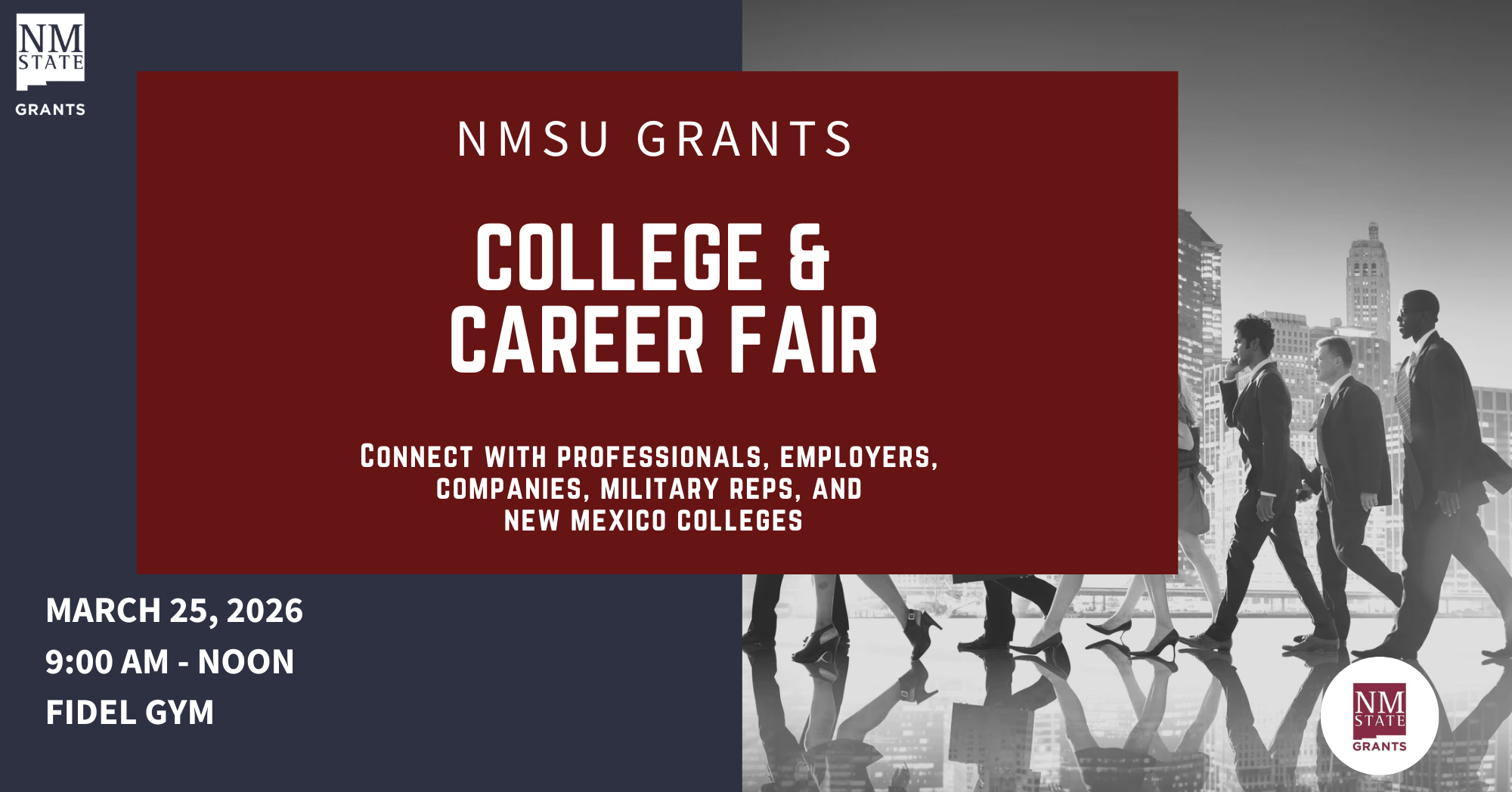 College & Career Fair March 25th 9:00 AM