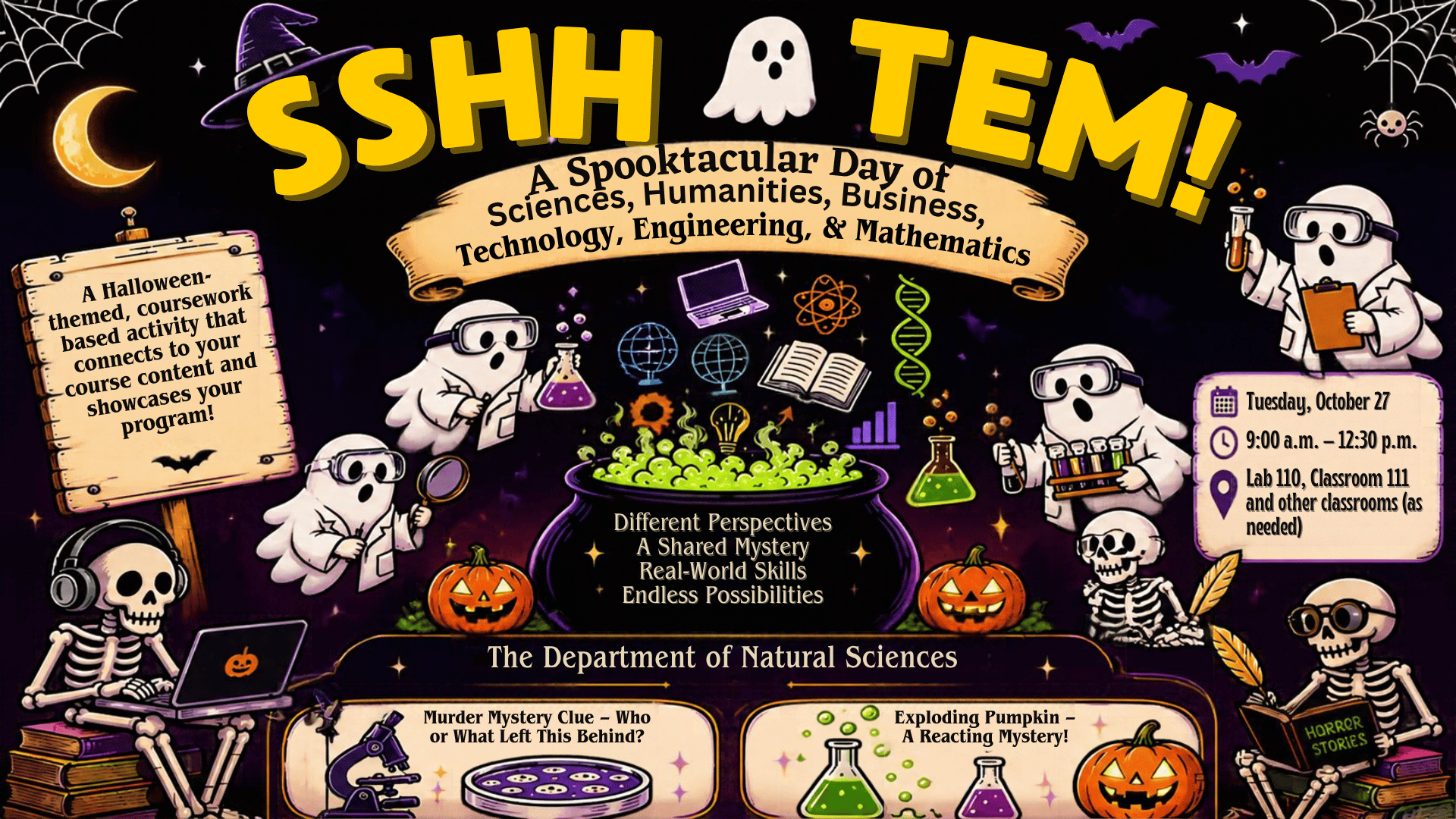 Sshhtem Event Flyer
