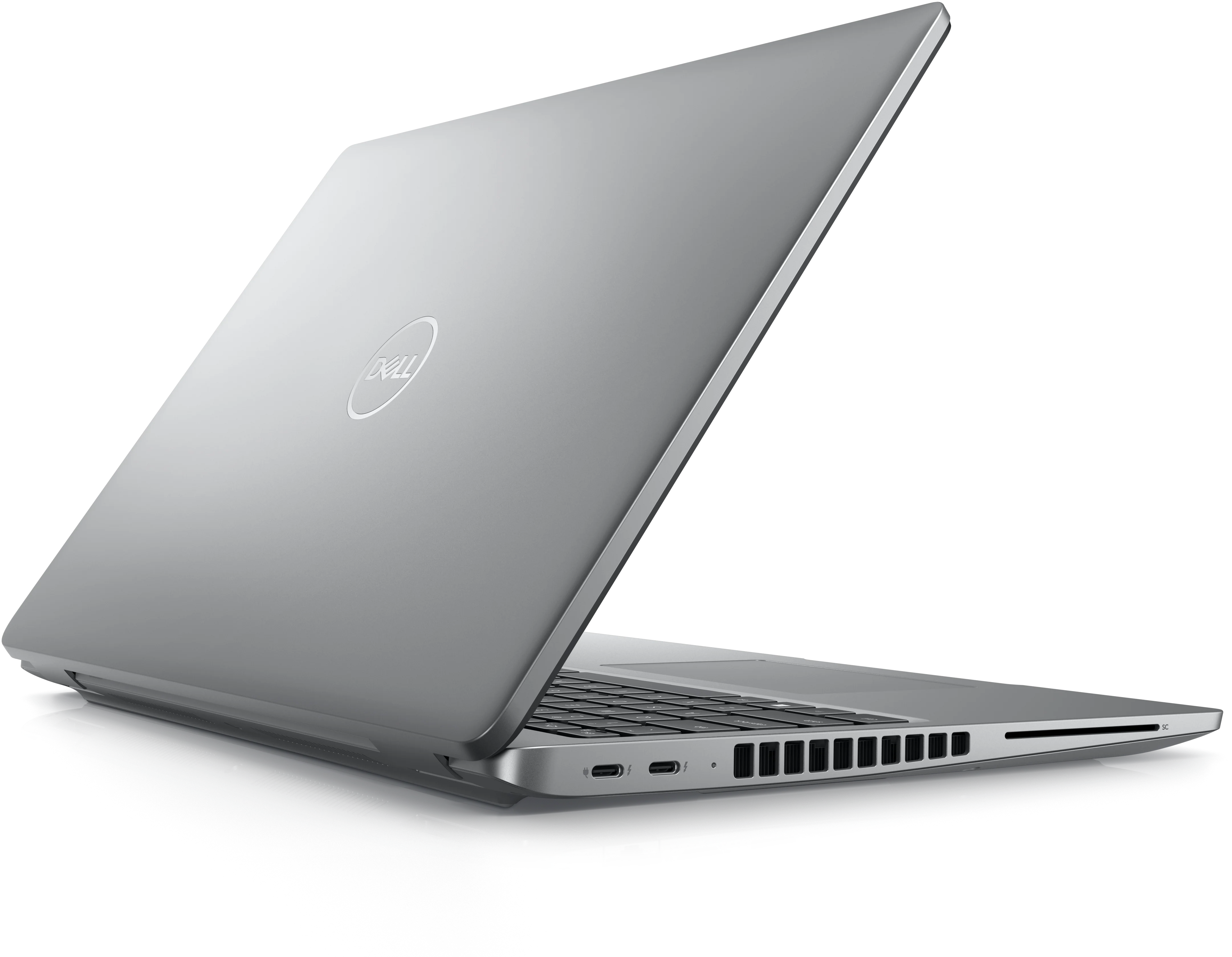 silver laptop